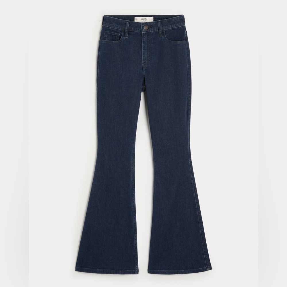 HOLLISTER Women’s High Rise Dark Wash Flare Jeans Size 20 Regular NWT